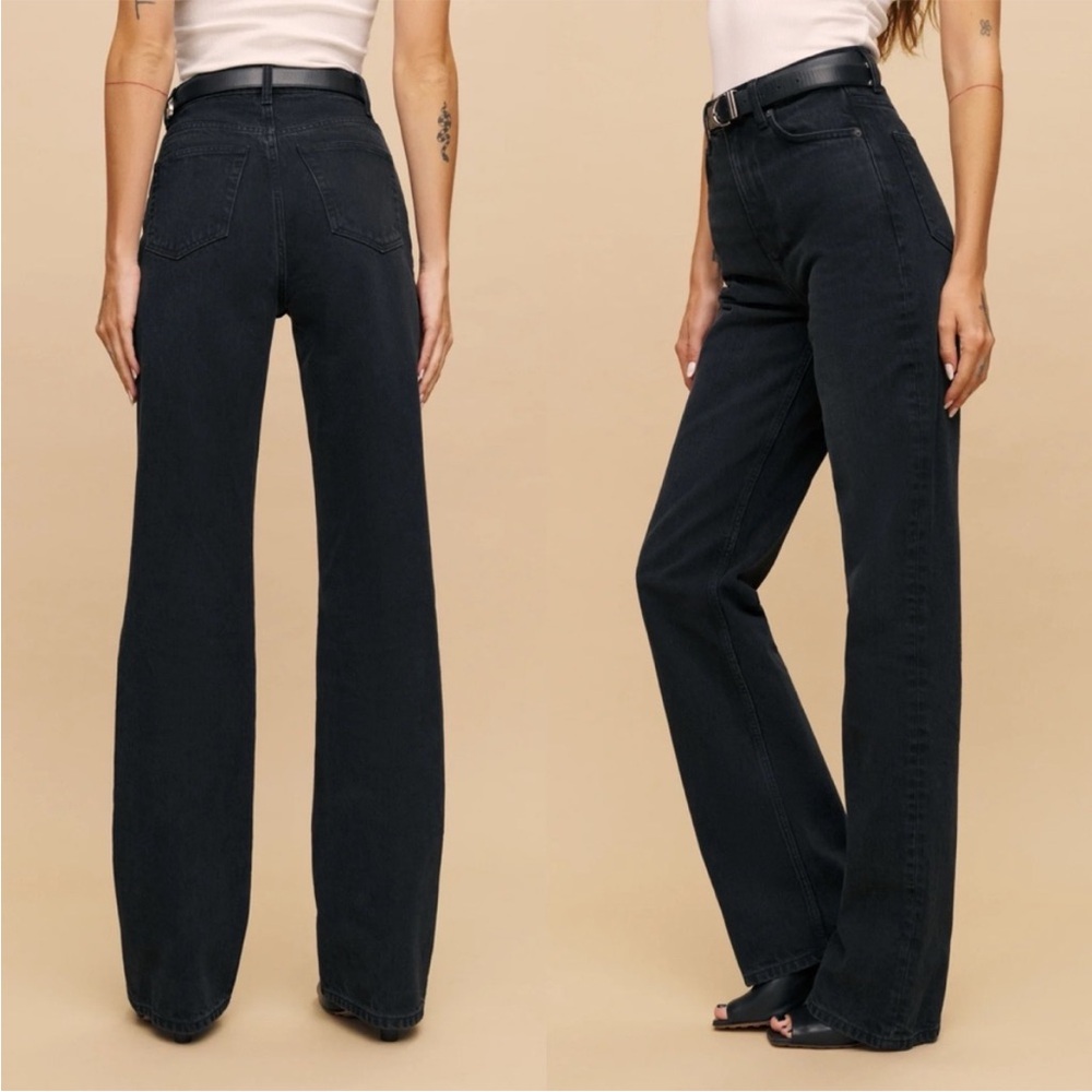 NWT Reformation Wilder High Rise Wide Leg Jeans